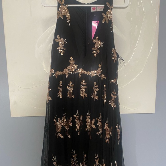 Southern fried chics “enchanted nights“ sequin dress SIZE M (nwt) - Picture 4 of 8
